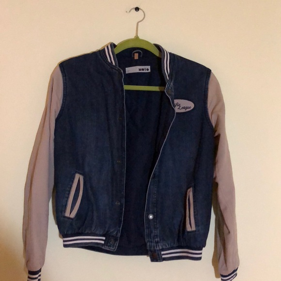 Topshop Jackets & Blazers - Denim moto jacket